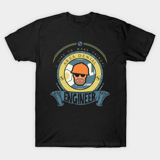 Engineer - Blue Team T-Shirt by FlashRepublic